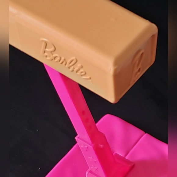 Barbie Gymnast Olympics Pink Balance Beam Exercise Workout - Picture 2 of 5